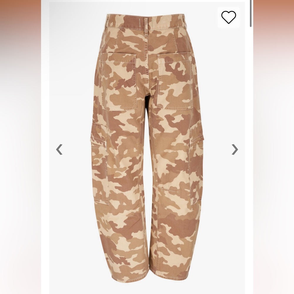 Citizens of Humanity Marcelle Camo Cargo Barrel Pants - Picture 2 of 6